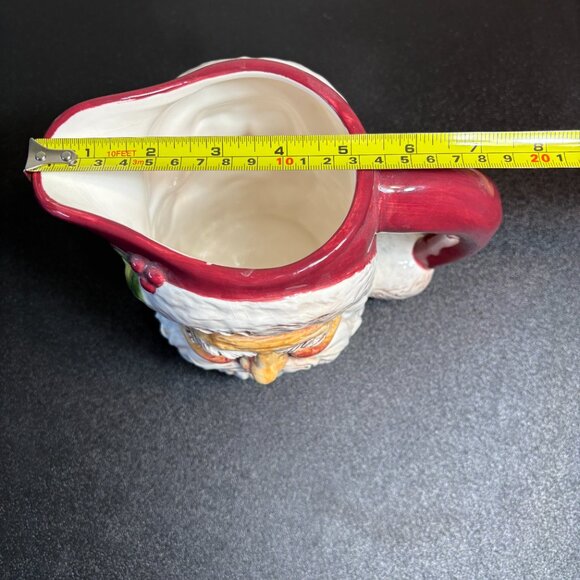 Vintage Santa Claus Double Sided Pitcher by Flowers Inc. - Picture 6 of 7
